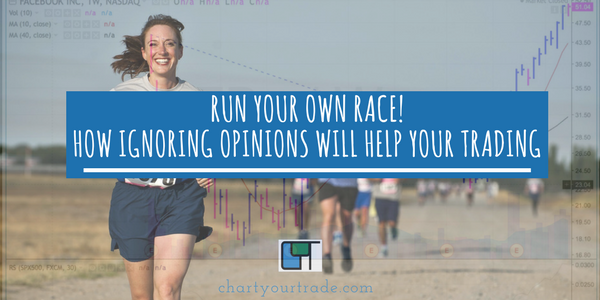 Run your own race – How ignoring opinions will help your trading
